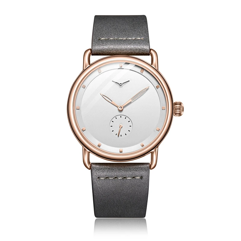 ONOLA 3805, Montre classique en cuir pour homme, cadran rond